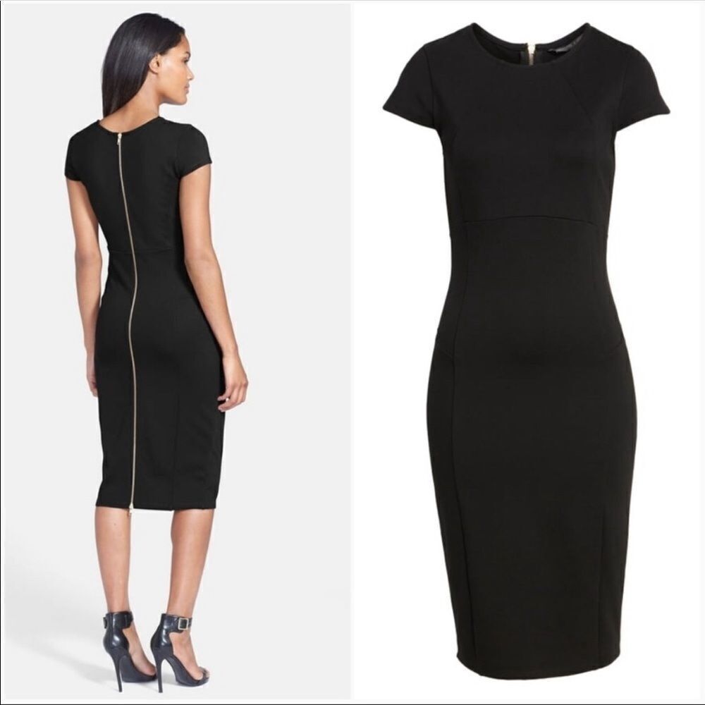 Felicity & Coco Ward Seamed Pencil Dress Size XS - Picture 8 of 8